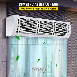 VEVOR 40 Commercial Air Curtain 1667 CFM 2 Speeds 2 Limit Switch UL & CE Cert