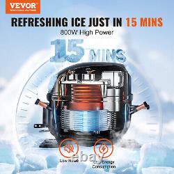 VEVOR 400LB Commercial Ice Maker Split Freestand Ice Cube Machine 330LB Storage