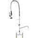 Vevor 44 Commercial Pre-rinse Faucet Deck Mount Kitchen Sink Faucet With Sprayer