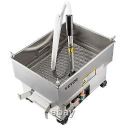 VEVOR 44LBS Commercial Fryer Oil Filter Cart Machine Portable Filtration System