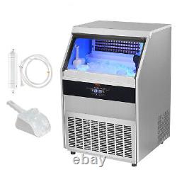 VEVOR 450lb/24H Commercial Ice Maker Freestanding Ice Cube Machine 130LB Storage