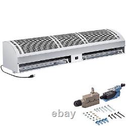 VEVOR 47 Indoor Air Curtain 1832/2014 CFM 2 Speeds Commercial with 2 Limit Switch