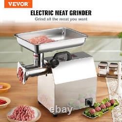 VEVOR 498lb/h Commercial Electric Meat Grinder Mincer Heavy Duty Sausage Stuffer