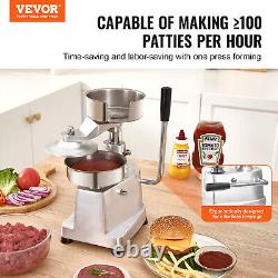 VEVOR 5 Commercial Burger Patty Maker Hamburger Meat Press Forming Machine