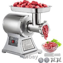 VEVOR 550lbs/H 1.5HP Electric Meat Grinder Commercial Sausage Stuffer Filler