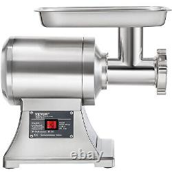 VEVOR 550lbs/H 1.5HP Electric Meat Grinder Commercial Sausage Stuffer Filler