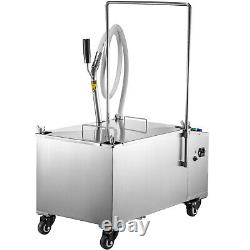 VEVOR 58L Portable Fryer Oil Filter Cart Machine Commercial Filtration System