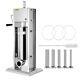 Vevor 5l Vertical Commercial Sausage Stuffer 2speed Stainless Steel Meat Press