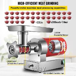 VEVOR 660lbs/h Commercial Electric Meat Grinder Sausage Kit Stuff Meat Mincer