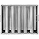 Vevor 6pcs 20x16 Stainless Steel Hood Grease Commercial Exhaust Filter Baffle