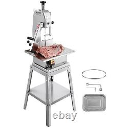 VEVOR 850W Commercial Electric Meat Bandsaw Stainless Steel Bone Sawing Machine