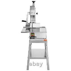 VEVOR 850W Commercial Electric Meat Bandsaw Stainless Steel Bone Sawing Machine