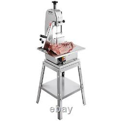 VEVOR 850W Commercial Electric Meat Bandsaw Stainless Steel Bone Sawing Machine