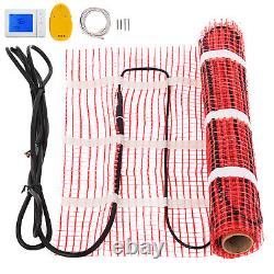 VEVOR 90 sqft Electric Radiant Floor Heating System Heat Mat with Thermostat