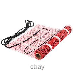 VEVOR 90 sqft Electric Radiant Floor Heating System Heat Mat with Thermostat