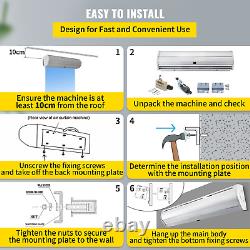 VEVOR Air Curtain 59, 2 Speeds Commercial Indoor Air Curtain, CE Certified, 111