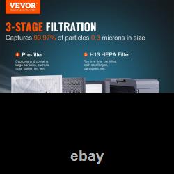 VEVOR Air Scrubber with 3-Stage Filtration, Industrial and Commercial Use