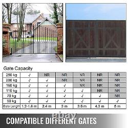 VEVOR Automatic Gate Opener Swing Gate Opener 551lbs & 16.4ft Length Door Remote