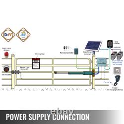 VEVOR Automatic Swing Gate Opener Single/Dual Arm Opener 308-880lbs Kit with RC