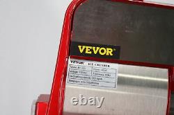 VEVOR BY300 110 Volt 300 Watt Commercial Ice Crusher 440 LBS per Hour Red