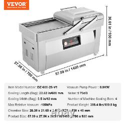 VEVOR Chamber Vacuum Sealer Commercial Vacuum Sealing Bag Packing Machine 1200W