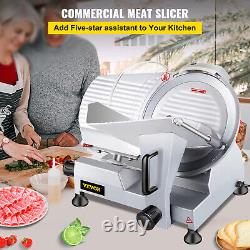 VEVOR Commercial 10 Electric Meat Slicer Blade 240W 530RPM Deli Cheese slicer