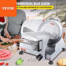 VEVOR Commercial 10 Electric Meat Slicer Blade Deli Food Slicer Cutter 240W