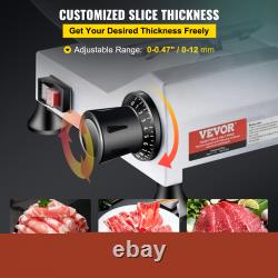VEVOR Commercial 10 Electric Meat Slicer Blade Deli Food Slicer Cutter 240W