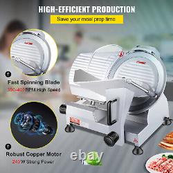 VEVOR Commercial 10 Electric Meat Slicer Blade Deli Food Slicer Cutter 240W