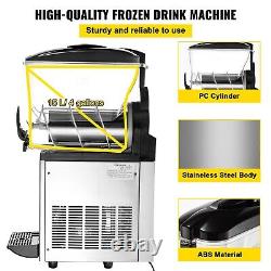 VEVOR Commercial 15L Slush Machine Frozen Drink Margarita Slush Maker