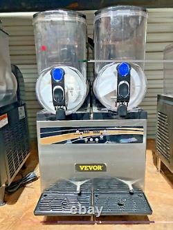 VEVOR Commercial 2x15L Margarita Machine Frozen Drink Slush Maker 2 Tanks