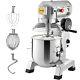 Vevor Commercial 30qt Dough Food Mixer 3 Speed Gear Driven Bakery 1100w With Timer