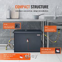 VEVOR Commercial 50 LBS 20 GPM Grease Trap Carbon Steel Interceptor