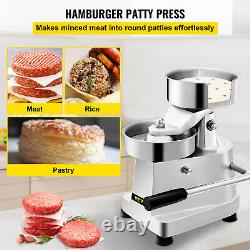 VEVOR Commercial 6'' Burger Press 150mm Hamburger Patty Maker Burger Machine SUS
