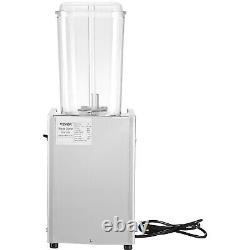 VEVOR Commercial Beverage Dispenser 4.8Gal Cold Juice Ice Drink Dispenser 1 Tank