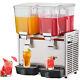 Vevor Commercial Beverage Dispenser 6.34 Gal/24l Cold Ice Juice Dispenser 2 Tank
