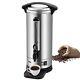 Vevor Commercial Coffee Urn 110 Cup Stainless Steel Coffee Dispenser Fast Brew