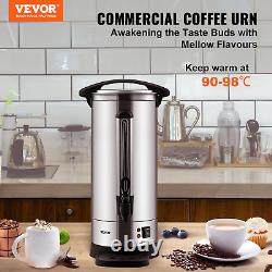 VEVOR Commercial Coffee Urn 110 Cup Stainless Steel Coffee Dispenser Fast Brew