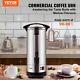 Vevor Commercial Coffee Urn 110 Cup Stainless Steel Coffee Dispenser Fast Brew