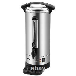 VEVOR Commercial Coffee Urn 110 Cup Stainless Steel Coffee Dispenser Fast Brew