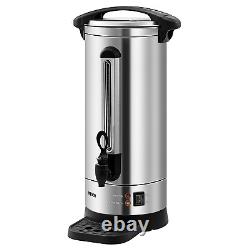 VEVOR Commercial Coffee Urn 110 Cup Stainless Steel Coffee Dispenser Fast Brew