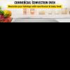 Vevor Commercial Convection Oven, 66l/60qt, Etl Listed