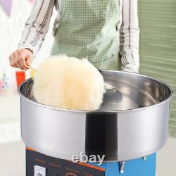 VEVOR Commercial Cotton Candy Machine Sugar Floss Maker 1000W for Party Blue