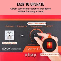 VEVOR Commercial Cotton Candy Machine Sugar Floss Maker 1000W for Party Red