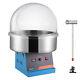 Vevor Commercial Cotton Candy Machine Sugar Floss Maker 1000w With Cover Blue