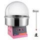 Vevor Commercial Cotton Candy Machine Sugar Floss Maker 1000w With Cover Pink