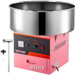 VEVOR Commercial Cotton Candy Machine / Sugar Floss Maker Pink Carnival Party