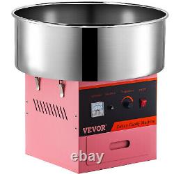VEVOR Commercial Cotton Candy Machine / Sugar Floss Maker Pink Carnival Party