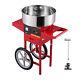 Vevor Commercial Cotton Candy Machine With Cart Sugar Floss Maker 1000w Red