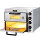 Vevor Commercial Countertop Pizza Oven Electric Pizza Oven 14 Double Deck Pizza